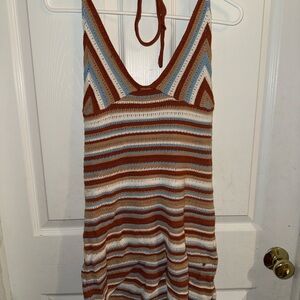 Cotton On Multicolor Striped Midi Dress